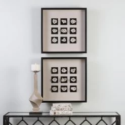 Uttermost Geode Linen Shadow Box