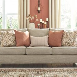 Signature Design By Ashley® Almanza - Wheat - Sofa, Chair And A Half, Ottoman, Oversized Accent Ottoman