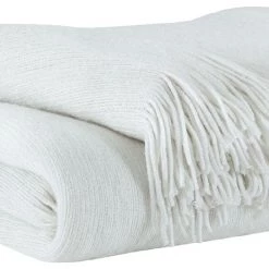 Ashley Furniture Rozelle - White - Throw (3/cs) Accessories
