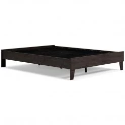 Ashley Furniture Piperton - Brown / Black - Queen Platform Bed Beds