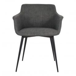 Moe's Home Collection Ronda Arm Chair Grey-m2 Chairs