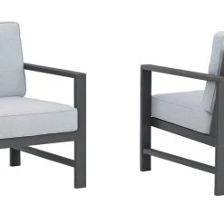 Signature Design By Ashley® Chairs Fynnegan - Gray - Lounge Chair W/cushion (2/cn) 13 Signature Design By Ashley® Chairs Fynnegan - Gray - Lounge Chair W/cushion (2/cn)
