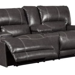 Ashley Furniture Reclining Furniture Mccaskill - Gray - Dbl Rec Loveseat W/console 10 Ashley Furniture Reclining Furniture Mccaskill - Gray - Dbl Rec Loveseat W/console