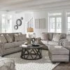 Signature Design By Ashley® Olsberg - Steel - 4 Pc. - Sofa, Loveseat, Chair, Ottoman Living Room Sets