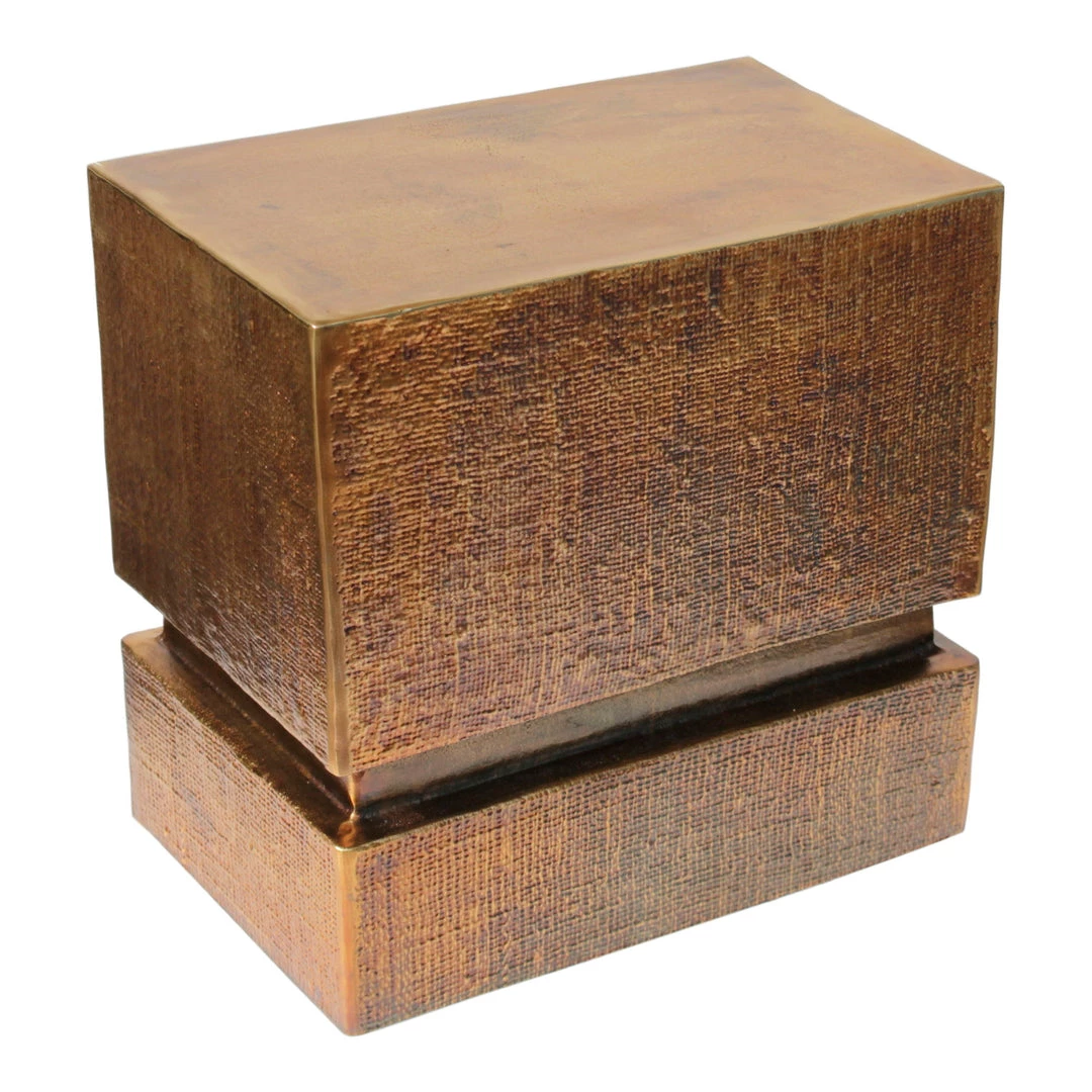 Moe's Home Collection Tables Flint Accent Table Brass 4 Moe's Home Collection Tables Flint Accent Table Brass