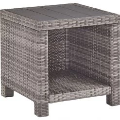Ashley Furniture Tables Salem - Gray - Square End Table