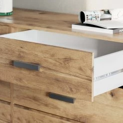 Signature Design By Ashley® Dressers Larstin - Brown - Six Drawer Dresser