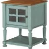 Ashley Furniture Cabinets Mirimyn - Teal/brown - Accent Cabinet