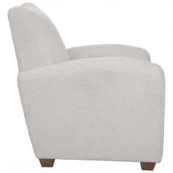 Uttermost Teddy White Shearling Accent Chair Chairs