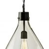 Ashley Furniture Avalbane - Clear/gray - Glass Pendant Light (1/cn)