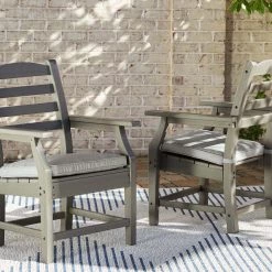 Signature Design By Ashley® Visola - Gray - Arm Chair With Cushion (2/cn) Chairs