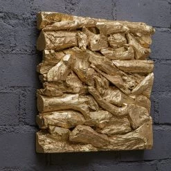 Accessories Uttermost Rio Gold Wood Wall Décor