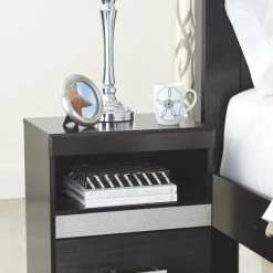 Ashley Furniture Nightstands Starberry - Black - One Drawer Night Stand