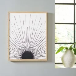 Ashley Furniture Shaydunn - Black/white - Wall Art - Sun Accessories