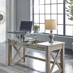 Ashley Furniture Aldwin - Gray - Home Office Lift Top Desk