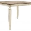 Ashley Furniture Realyn - White - Square Drm Counter Ext Table