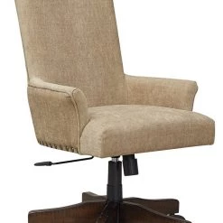 Ashley Furniture Chairs Baldridge - Light Brown - Uph Swivel Desk Chair