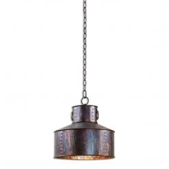 Accessories Uttermost Giaveno 1 Light Oxidized Bronze Pendant