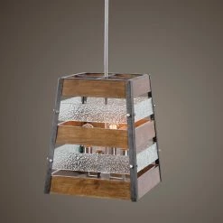 Uttermost Glasshouse 4 Light Lantern Pendant