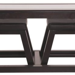 Ashley Furniture Kelton - Espresso - Cocktail Tbl W/2 Stools (3/cn)