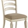 Ashley Furniture Realyn - Chipped White - Dining Uph Side Chair (2/cn) - Ladderback 2 Ashley Furniture Realyn - Chipped White - Dining Uph Side Chair (2/cn) - Ladderback