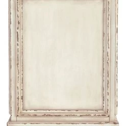 Ashley Furniture Realyn - White/brown - Chair Side End Table - Insert Mirror Tables