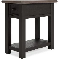 Ashley Furniture Tyler - Black / Gray - Chair Side End Table 18 Ashley Furniture Tyler - Black / Gray - Chair Side End Table