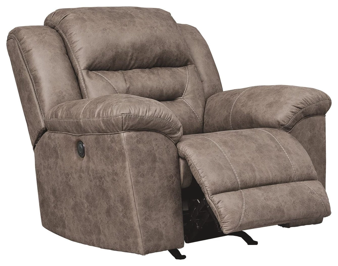 Ashley Furniture Reclining Furniture Stoneland - Channel-stitched Back - Power Recliners 16 Ashley Furniture Reclining Furniture Stoneland - Channel-stitched Back - Power Recliners