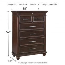 Ashley Furniture Brynhurst - Dark Brown - Chest Chests