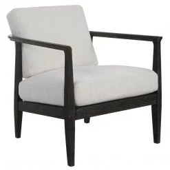 Chairs Uttermost Brunei White Accent Chair