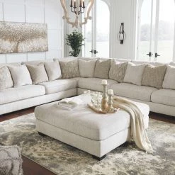 Ashley Furniture Rawcliffe - Parchment - Oversized Accent Ottoman 8 Ashley Furniture Rawcliffe - Parchment - Oversized Accent Ottoman