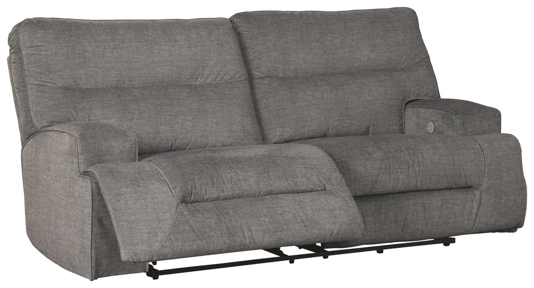 Ashley Furniture Reclining Furniture Coombs - Charcoal - 2 Seat Reclining Power Sofa 8 Ashley Furniture Reclining Furniture Coombs - Charcoal - 2 Seat Reclining Power Sofa