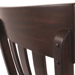 Ashley Furniture Haddigan - Dark Brown - Dining Uph Side Chair (2/cn)