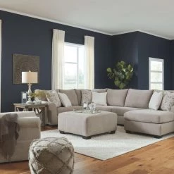 Benchcraft® Baranello - Stone - Left Arm Facing Sofa 3 Pc Sectional Sectionals