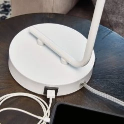 Ashley Furniture Accessories Covybend - White - Metal Desk Lamp (1/cn)