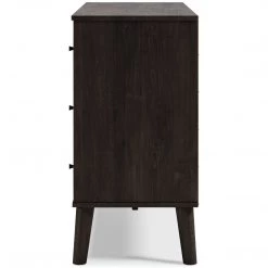 Ashley Furniture Piperton - Brown / Black - Six Drawer Dresser
