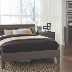 Signature Design By Ashley® Brymont - Dark Gray - Full Panel Platform Bed Beds