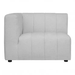 Moe's Home Collection Lyric Arm Chair Left Oatmeal