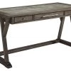 Ashley Furniture Desks Luxenford - Grayish Brown - Home Office Large Leg Desk