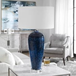 Uttermost Stargazer Cobalt Navy Table Lamp Accessories