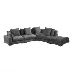 Moe's Home Collection Sectionals Tumble Dream Modular Sectional Charcoal