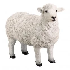 Moe's Home Collection Dolly Sheep Statue White