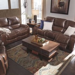 Signature Design By Ashley® Rackingburg - Reclining Sofa, Reclining Loveseat