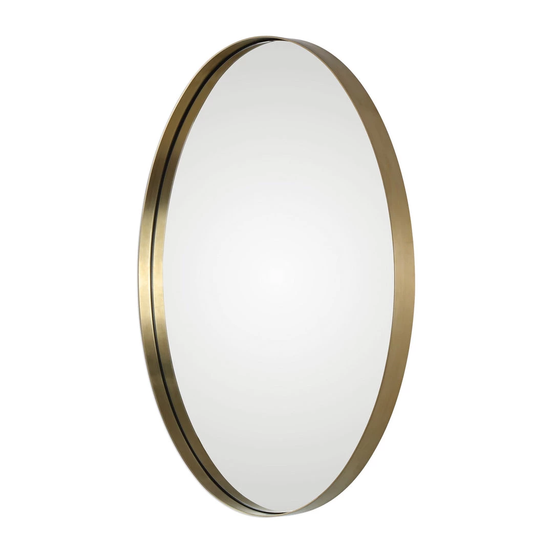 Uttermost Pursley Brass Oval Mirror 5 Uttermost Pursley Brass Oval Mirror