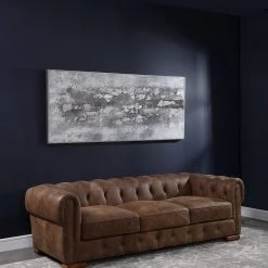 Uttermost Weathered Stone Hand Painted Canvas Accessories