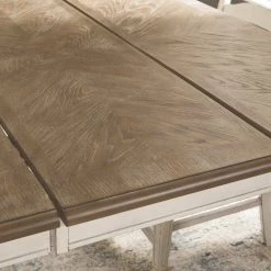 Ashley Furniture Realyn - White - Square Drm Counter Ext Table