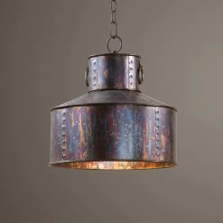 Accessories Uttermost Giaveno 1 Light Oxidized Bronze Pendant