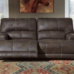 Signature Design By Ashley® Kitching - Java - 2 Pc. - Power Sofa, Loveseat Reclining Furniture