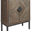 Ashley Furniture Premridge - Antique Gray - Bar Cabinet Cabinets
