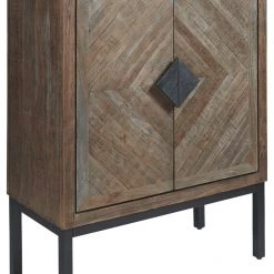 Ashley Furniture Premridge - Antique Gray - Bar Cabinet Cabinets